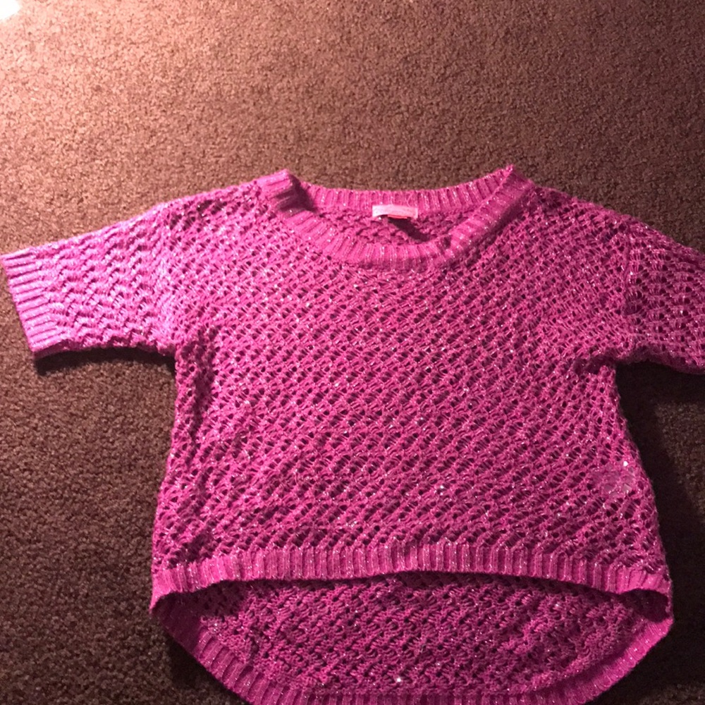 Pink-ish purple-ish sparkly t shirt
